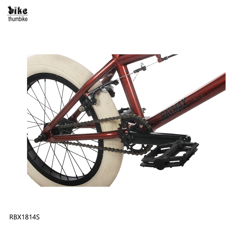 Hi-ten Steel BMX Bike Custom Size And Color Yellow Red 